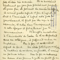 Lettre de Bertha Rhodes à Jean Paulhan, 1930-01-28