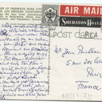 Lettre de Barbara Church à Jean Paulhan (9 mars 1957)