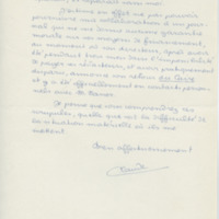 Lettre de Claude Elsen à Jean Paulhan, 1957-03-21