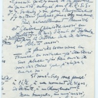 Lettre de Barbara Church à Jean Paulhan (21 février 1958)
