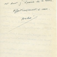 Lettre d'André Rolland de Renéville à Jean Paulhan, 1951-05-29