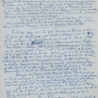 Lettre de Barbara Church à Jean Paulhan (30 janvier 1952)