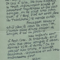 Lettre de Jean Paulhan à Barbara Church (19 août 1956)