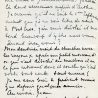 Lettre de Bertha Rhodes à Jean Paulhan, 1931-07-23
