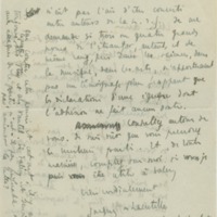 Lettre de Jacques de Lacretelle à Jean Paulhan (1928)