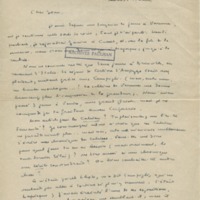 Lettre de Marcel Arland à Jean Paulhan, 1951-08-17