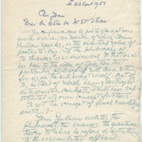 Lettre de Barbara Church à Jean Paulhan (23 août 1951)
