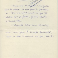 Lettre de Marcel Arland à Jean Paulhan, 1930
