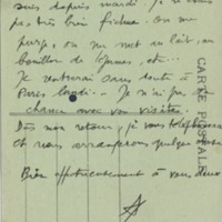 Lettre d'Adrienne Monnier à Jean Paulhan, 1929-04-02