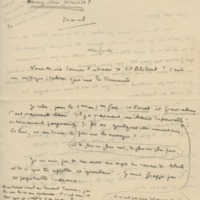 Lettre de Marcel Arland à Jean Paulhan, 1932