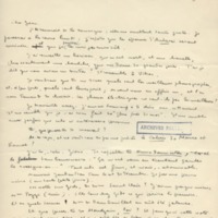 Lettre de Marcel Arland à Jean Paulhan, 1932