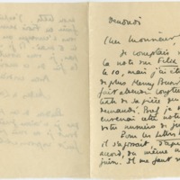 Lettre de Jacques de Lacretelle à Jean Paulhan (1926)
