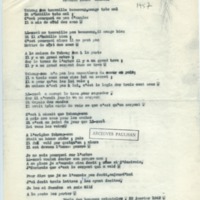 Lettre d'Armand Robin à Jean Paulhan (1957)