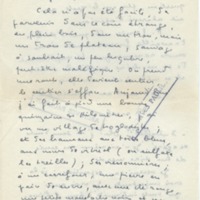 Lettre de Marcel Arland à Jean Paulhan, 1955