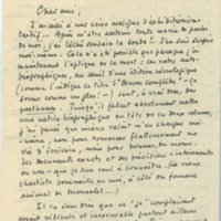 Lettre de Roger Martin du Gard à Jean Paulhan, 1955-09-03