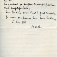 Lettre de Bertha Rhodes à Jean Paulhan, 1934-06-25