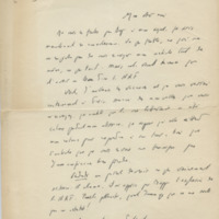 Lettre d'Albert Thibaudet à Jean Paulhan, 1936