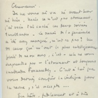 Lettre de Roger Martin du Gard à Jean Paulhan, 1931-10-29