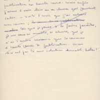 Lettre de Marcel Arland à Jean Paulhan, 1928
