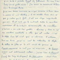 Lettre de Jacques Brenner à Jean Paulhan, 1952