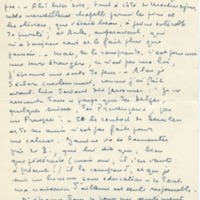 Lettre de Marcel Arland à Jean Paulhan, 1957
