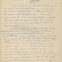 Lettre de Marcel Arland à Jean Paulhan, 1925
