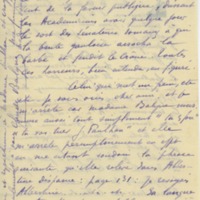 Lettre de Claude Balyne à Jean Paulhan, 1927-11-25