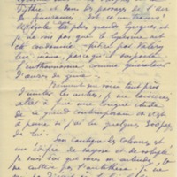 Lettre de Claude Balyne à Jean Paulhan, 1927-11-25