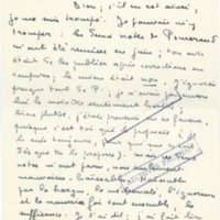 Lettre de Marcel Arland à Jean Paulhan, 1955