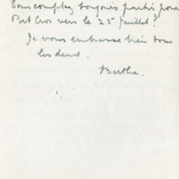 Lettre de Bertha Rhodes à Jean Paulhan, 1933-06-18