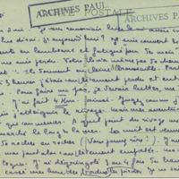 Lettre de Marcel Arland à Jean Paulhan, 1927