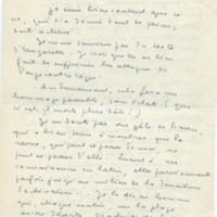 Lettre de Marcel Arland à Jean Paulhan, 1957