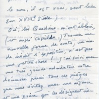 Lettre d'André Rolland de Renéville à Jean Paulhan, 1951-03-20
