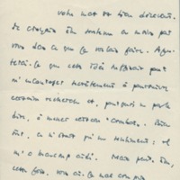 Lettre de Georges Lambrichs à Jean Paulhan, 1955