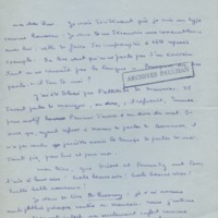 Lettre de Marcel Arland à Jean Paulhan, 1926