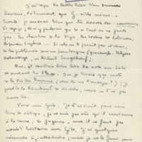 Lettre de Marcel Arland à Jean Paulhan, 1930