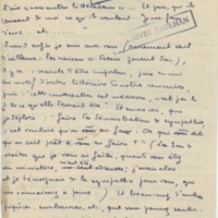 Lettre de Marcel Arland à Jean Paulhan, 1927