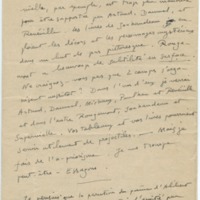 Lettre d'André Rolland de Renéville à Jean Paulhan, 1932-09-14