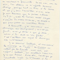 Lettre de Marcel Arland à Jean Paulhan, 1957