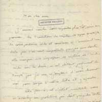 Lettre d&#039;André Rolland de Renéville à Jean Paulhan, 1932-01-02