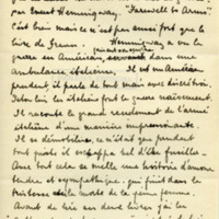 Lettre de Bertha Rhodes à Jean Paulhan, 1930-01-28