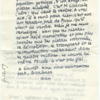 Lettre de Jean Paulhan à Barbara Church (7 septembre 1957)