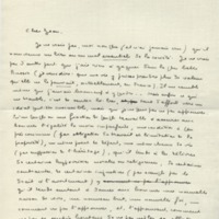 Lettre de Marcel Arland à Jean Paulhan, 1935