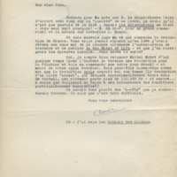 Lettre de Claude Elsen à Jean Paulhan, 1957-04-23