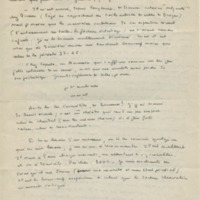 Lettre de Marcel Arland à Jean Paulhan, 1950