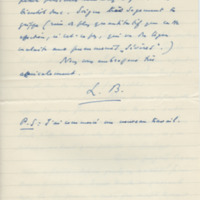 Lettre de Léon Bopp à Jean Paulhan, 1954-01-13