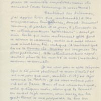 Lettre de Claud'Elsen à Jean Paulhan, 1955