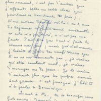 Lettre de Marcel Arland à Jean Paulhan, 1958