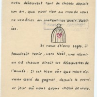 Lettre de Jean Paulhan à Barbara Church (décembre 1935)