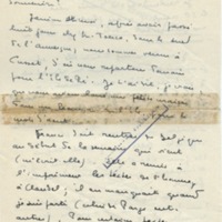 Lettre de Marcel Arland à Jean Paulhan, 1955